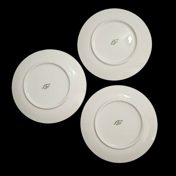 Johann Haviland Bavaria Germany 6" Salad Bread Plates Gold Trim Floral Set of 3 - Picture 6 of 6